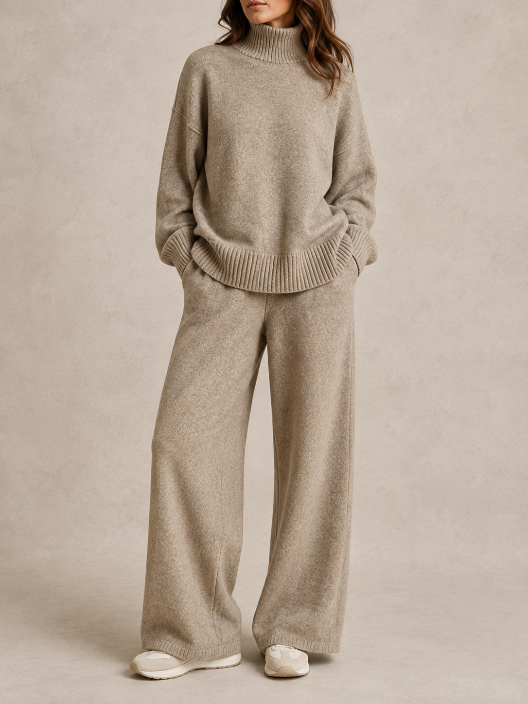 Teresa - Soft Knit Turtleneck Lounge Set