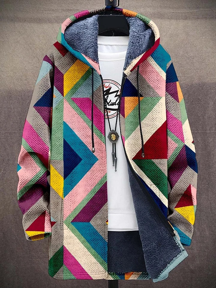 Adriana | Art-Inspired Hooded Cardigan