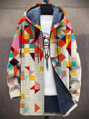Adriana | Art-Inspired Hooded Cardigan