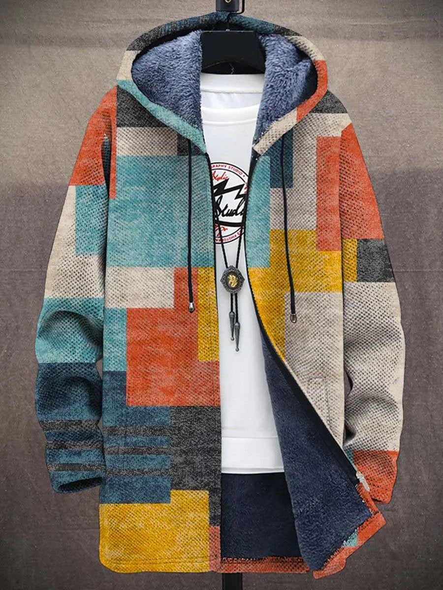 Adriana | Art-Inspired Hooded Cardigan