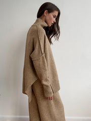 Teresa - Soft Knit Turtleneck Lounge Set