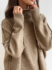 Teresa - Soft Knit Turtleneck Lounge Set