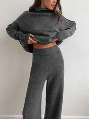 Teresa - Soft Knit Turtleneck Lounge Set