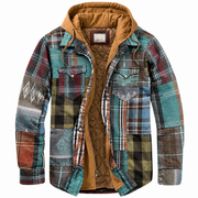 Harlan | Plaid Hooded Shirt Jacket