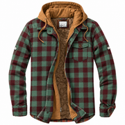Harlan | Plaid Hooded Shirt Jacket