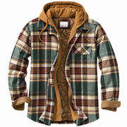Harlan | Plaid Hooded Shirt Jacket