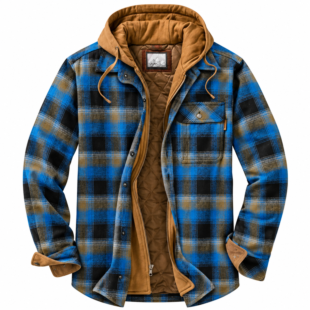 Harlan | Plaid Hooded Shirt Jacket