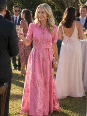 Mason Whitman™ | Belted Floral Maxi Dress