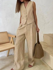 Heidi - Cotton Linen Two-Piece Set