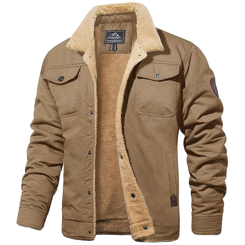 Sawyer | Plush-Collar Bomber Jacket