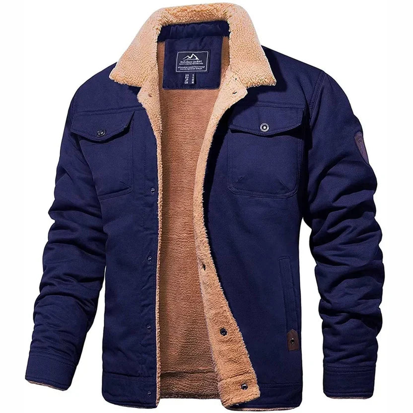 Sawyer | Plush-Collar Bomber Jacket