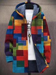 Cynthia | Art-Inspired Hooded Cardigan