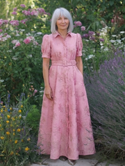 Mason Whitman™ | Belted Floral Maxi Dress