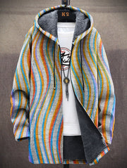 Warren | Art-Inspired Hooded Cardigan