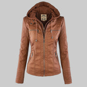 Callista | Hooded Moto Jacket