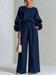 ROSALIE | FLORAL CUFF TWO-PIECE SET