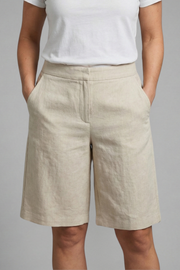 Women’s High Waisted Tailored Summer Shorts Relaxed Everyday Fit
