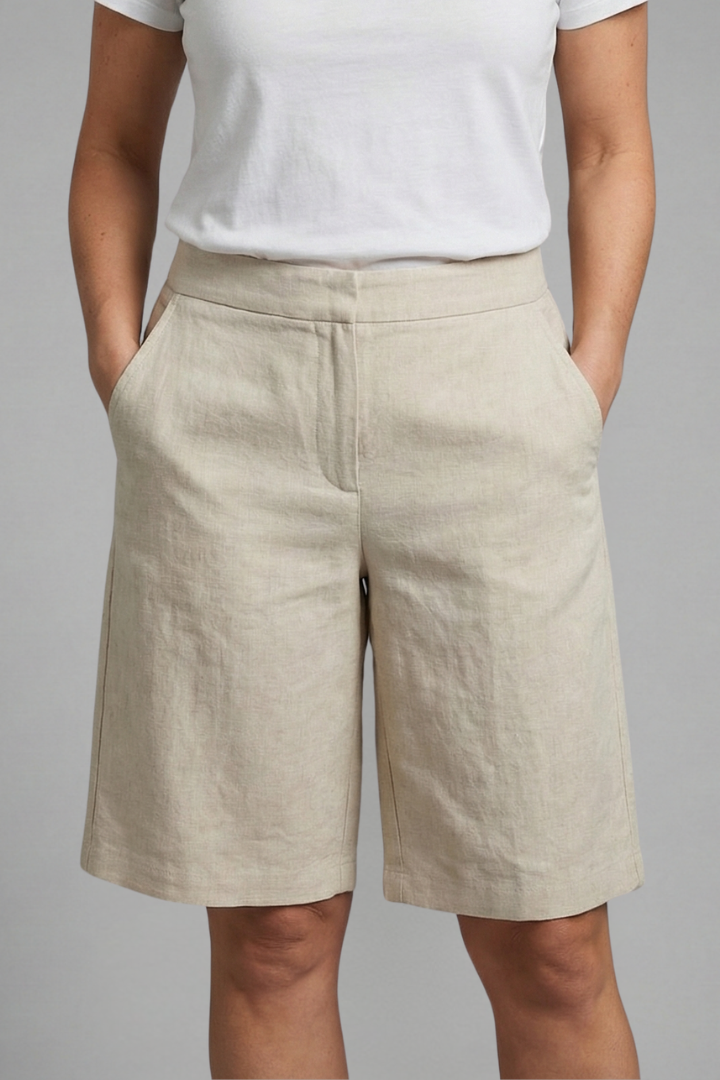 Women’s High Waisted Tailored Summer Shorts Relaxed Everyday Fit