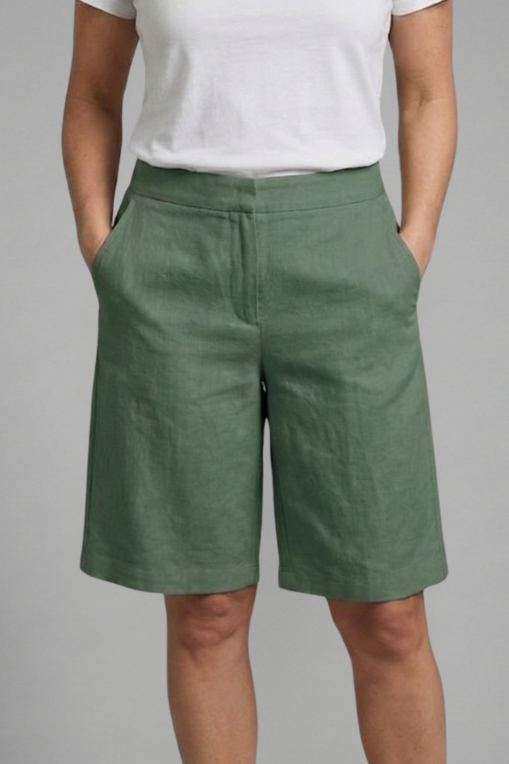 Women’s High Waisted Tailored Summer Shorts Relaxed Everyday Fit