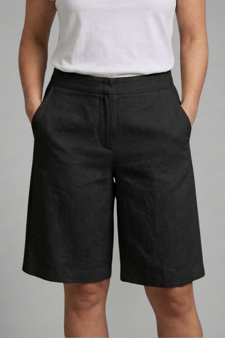 Women’s High Waisted Tailored Summer Shorts Relaxed Everyday Fit