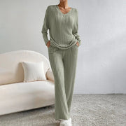 Evangeline - Ribbed Knit Lounge Set