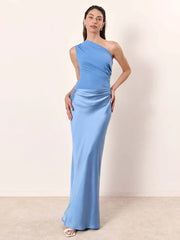 Mason Whitman™ | Maxi Dress with a Guilt in Satin