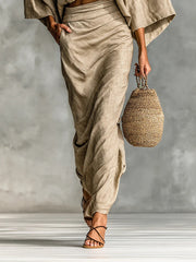 Giulia | Elegant two-piece set with skirt
