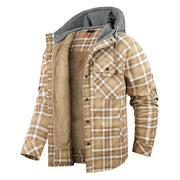Colton | Checkered Hooded Jacket