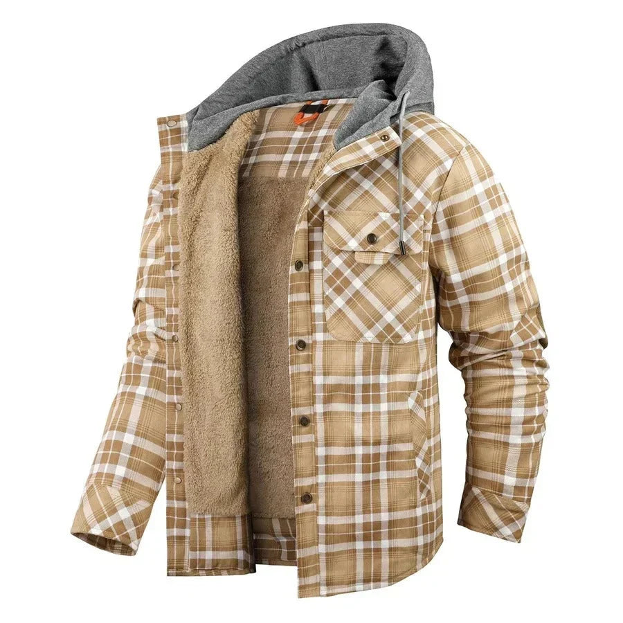 Colton | Checkered Hooded Jacket