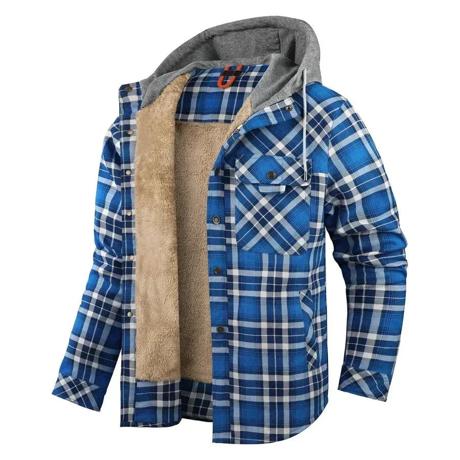 Colton | Checkered Hooded Jacket