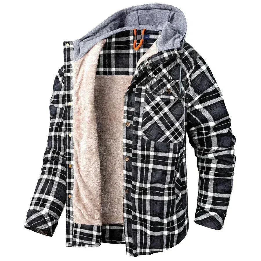 Colton | Checkered Hooded Jacket