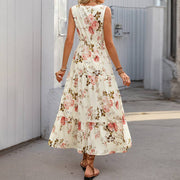 Floral Sleeveless Maxi Dress