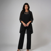 Iva | Elegant Beaded Three-Piece Set