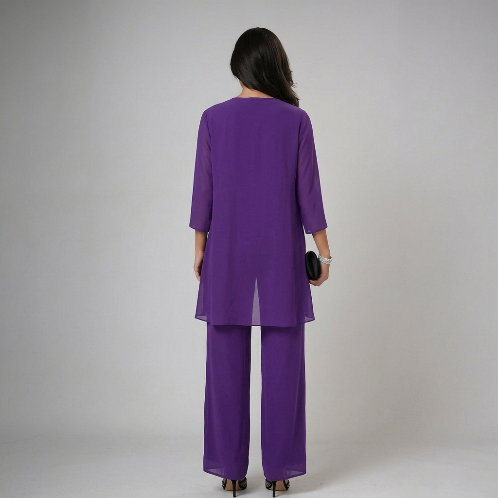 Iva | Elegant Beaded Three-Piece Set