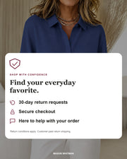 Mason Whitman shopping information: 30-day return requests, secure checkout and customer support. Conditions and customer-paid return shipping apply.