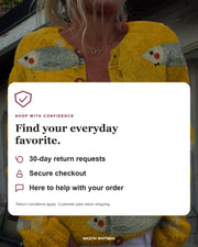 Mason Whitman shopping information: 30-day return requests, secure checkout and customer support. Conditions and customer-paid return shipping apply.