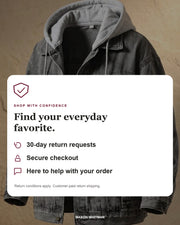 Mason Whitman shopping information: 30-day return requests, secure checkout and customer support. Conditions and customer-paid return shipping apply.