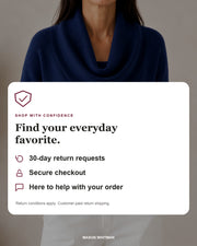 Mason Whitman shopping information: 30-day return requests, secure checkout and customer support. Conditions and customer-paid return shipping apply.
