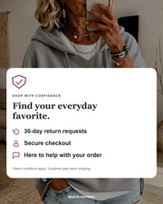 Mason Whitman shopping information: 30-day return requests, secure checkout and customer support. Conditions and customer-paid return shipping apply.
