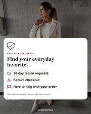 Mason Whitman shopping information: 30-day return requests, secure checkout and customer support. Conditions and customer-paid return shipping apply.