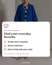 Mason Whitman: 30-day return requests, secure checkout and customer support. Return conditions and customer-paid shipping apply.