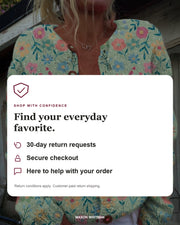 Mason Whitman shopping information: 30-day return requests, secure checkout and customer support. Conditions and customer-paid return shipping apply.