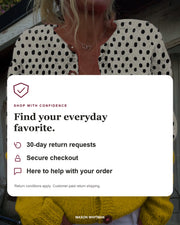 Mason Whitman shopping information: 30-day return requests, secure checkout and customer support. Conditions and customer-paid return shipping apply.