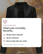 Mason Whitman shopping information: 30-day return requests, secure checkout and customer support. Conditions and customer-paid return shipping apply.