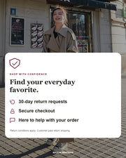 Mason Whitman shopping information: 30-day return requests, secure checkout and customer support. Conditions and customer-paid return shipping apply.