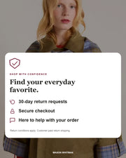 Mason Whitman shopping information: 30-day return requests, secure checkout and customer support. Conditions and customer-paid return shipping apply.