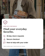 Mason Whitman shopping information: 30-day return requests, secure checkout and customer support. Conditions and customer-paid return shipping apply.