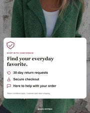Mason Whitman shopping information: 30-day return requests, secure checkout and customer support. Conditions and customer-paid return shipping apply.