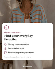 Mason Whitman shopping information: 30-day return requests, secure checkout and customer support. Conditions and customer-paid return shipping apply.