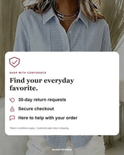 Mason Whitman shopping information: 30-day return requests, secure checkout and customer support. Conditions and customer-paid return shipping apply.